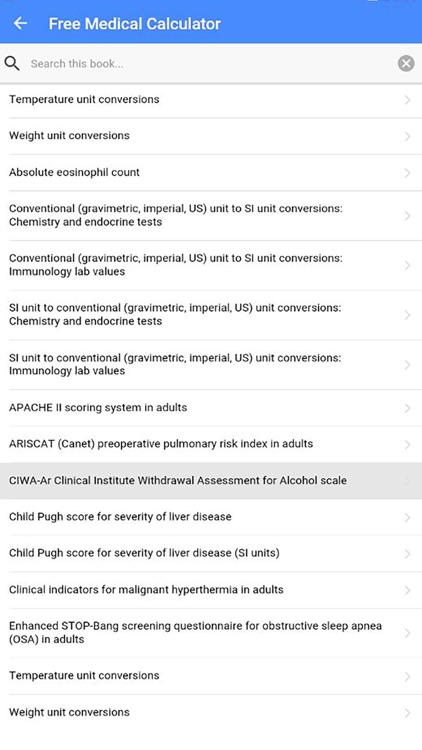 Mehrsys Medical Calculator