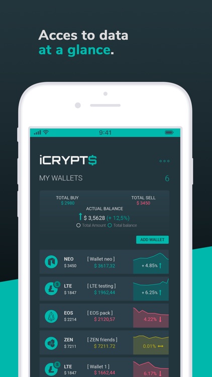 iCrypts - Cryptocurrency agent screenshot-3