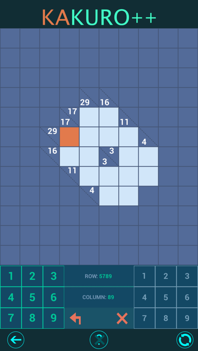 Kakuro++ Cross Sums Puzzles screenshot 4