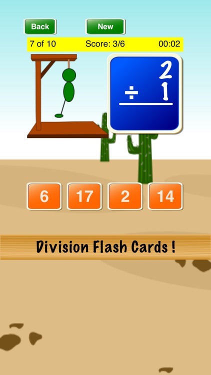 Division Flash Cards !