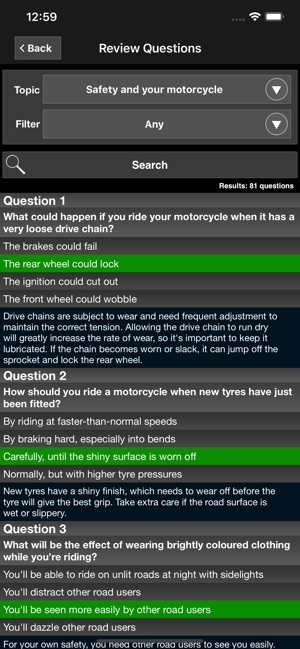 Motorcycle Theory Test UK Pro(圖6)-速報App