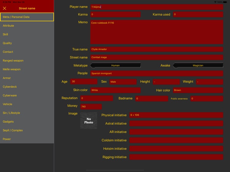 SR5 Runner sheet