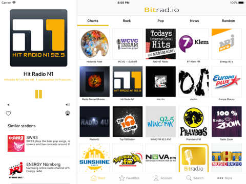 Bitrad.io - FM Radioplayer screenshot 2
