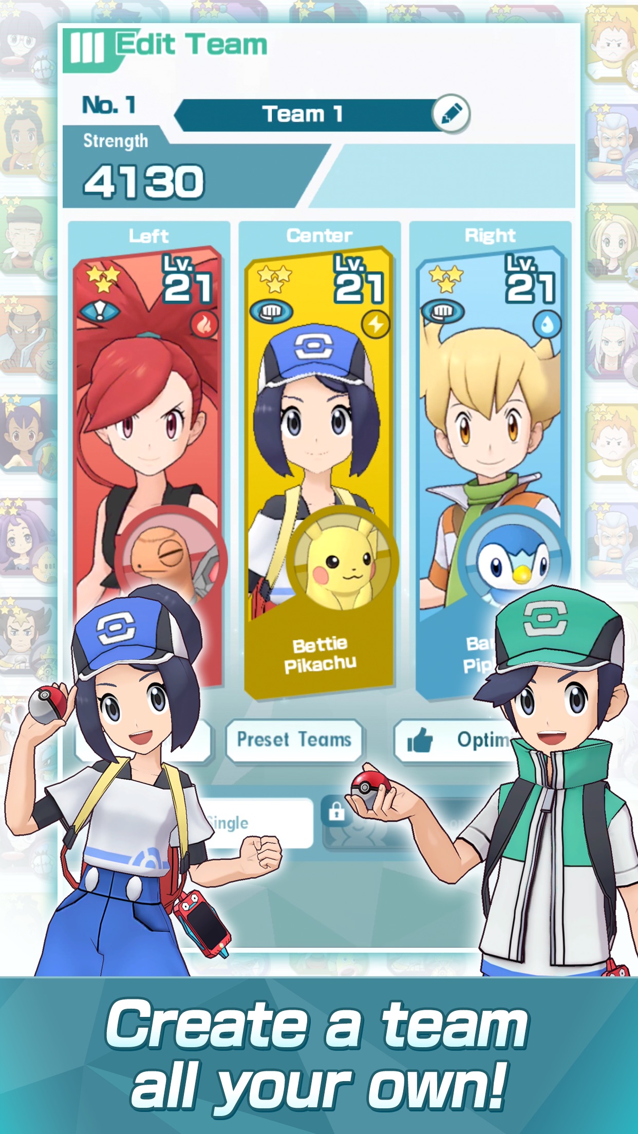 Screenshot do app Pokémon Masters