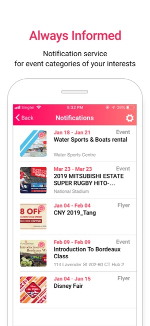 Singapore Whats Up - Event App(圖4)-速報App