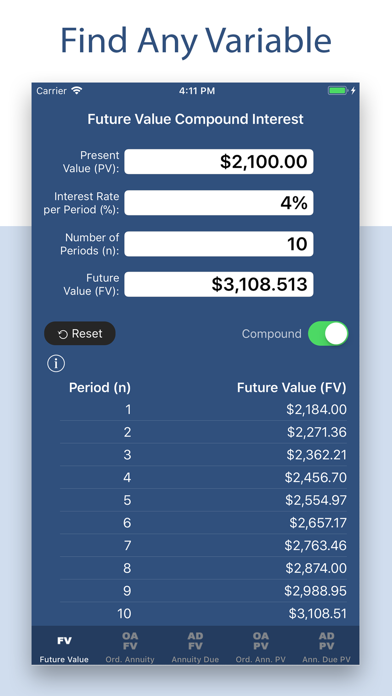 How to cancel & delete SuperFVCalc: FV, PV, Annuities from iphone & ipad 1