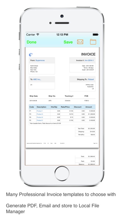Invoice Tracker Email PDF screenshot-2