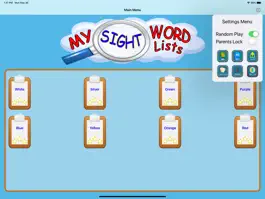 Game screenshot My Sight Word Lists apk