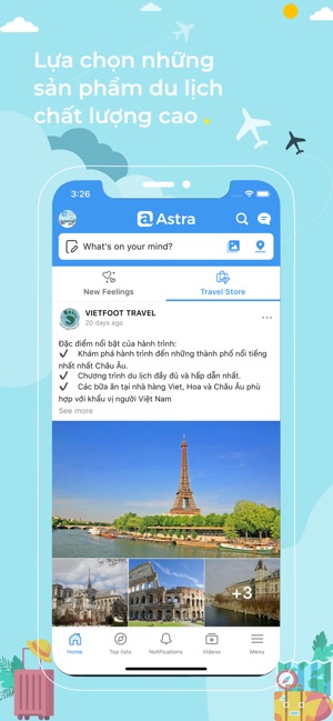 Astra - Mạng xã hội du lịch