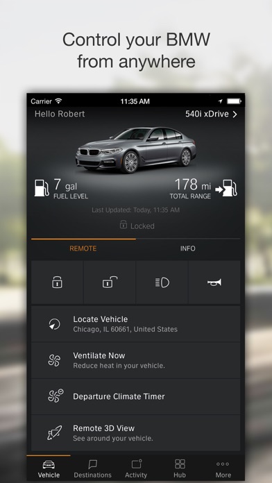 BMW Connected North America screenshot 2