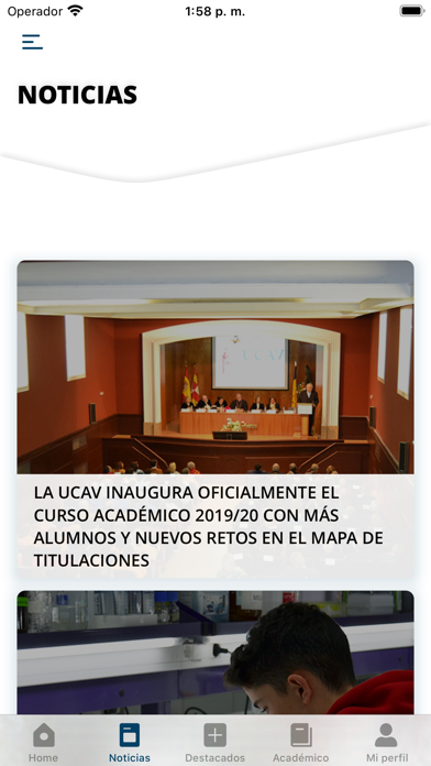Universidad Católica de Ávila screenshot 3