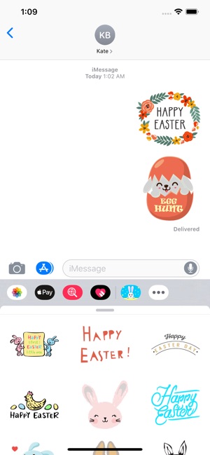 Happy Easter Stickers Pack Emo(圖3)-速報App