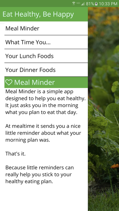 How to cancel & delete Meal Minder from iphone & ipad 2