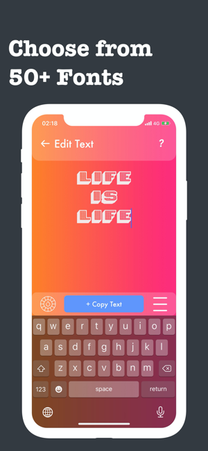 Font Stories for Instagram(圖2)-速報App