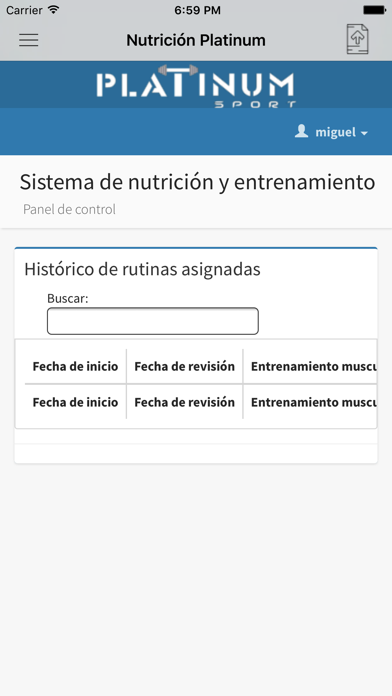 Nutrición Platinum screenshot 4