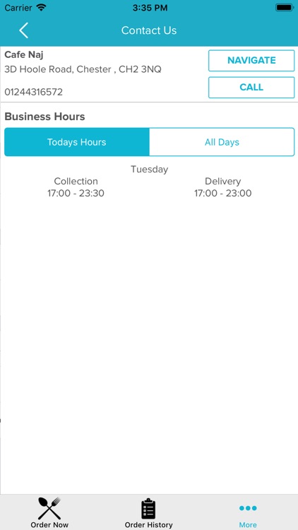 Cafe Naj Chester screenshot-3