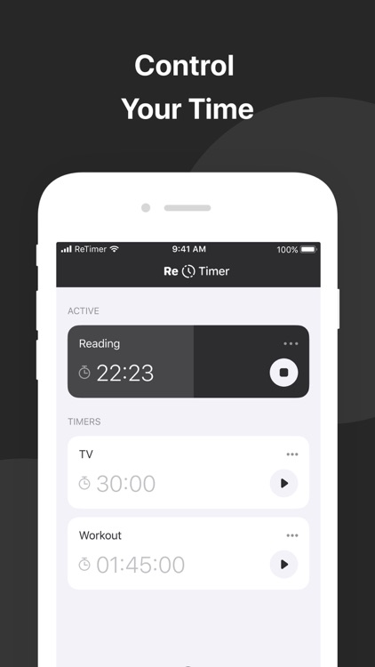ReTimer - Control Your Time