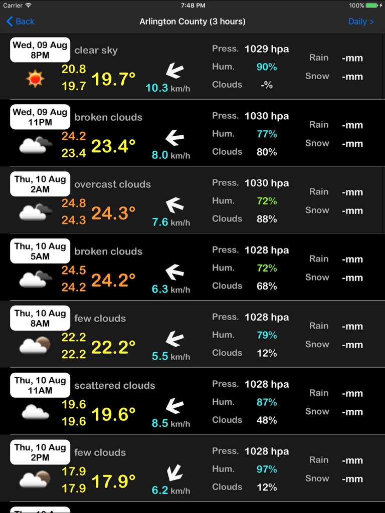 【图】My Weather(截图3) 【图】My Weather(截图3)