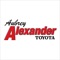 Make your vehicle ownership experience easy with the free Aubrey Alexander Toyota mobile app