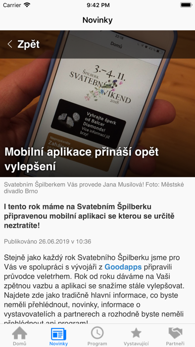 Svatební Špilberk 2019 screenshot 4