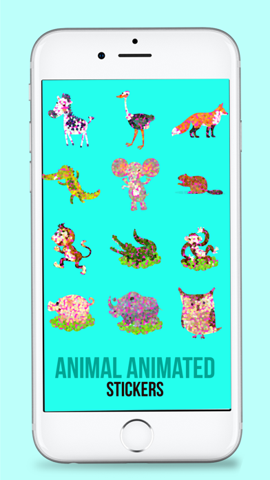 How to cancel & delete Animated Doted Animals Love Stickers from iphone & ipad 3