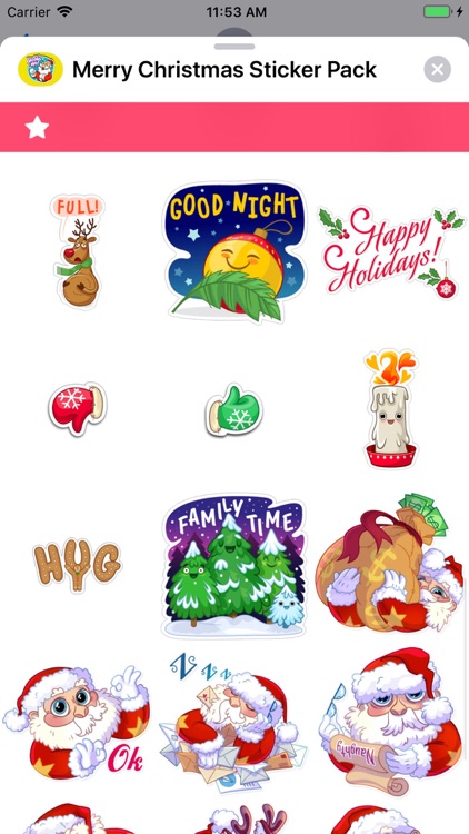 Merry Christmas Sticker Pack ! screenshot-4