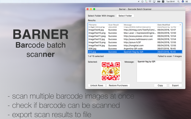 Barner - Barcode Batch Scanner(圖1)-速報App