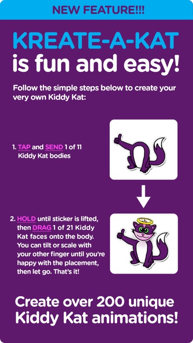 How to cancel & delete Kiddy Kat Animated Stickers from iphone & ipad 2