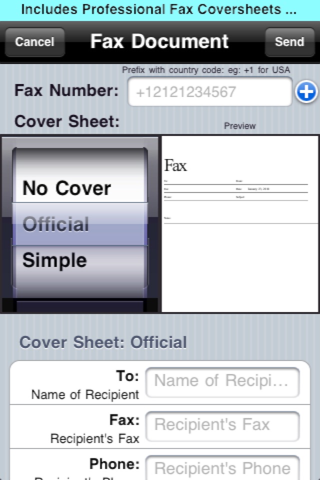Faxing for iPhone screenshot 3