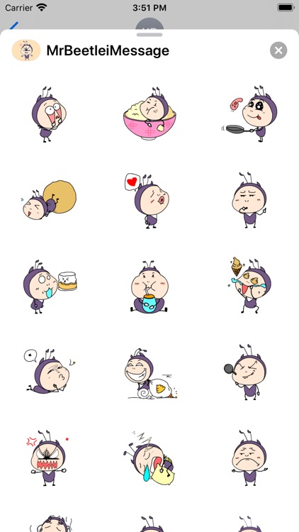 Mr.Beetle Stickers screenshot-3