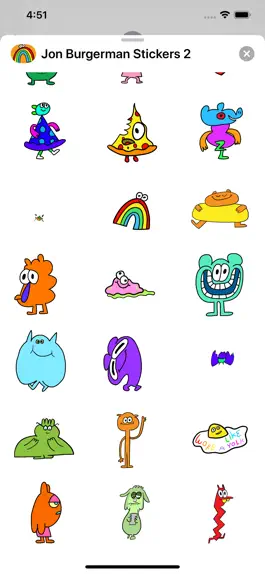 Game screenshot Jon Burgerman Stickers 2 hack