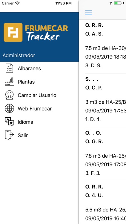 Frumecar Tracker