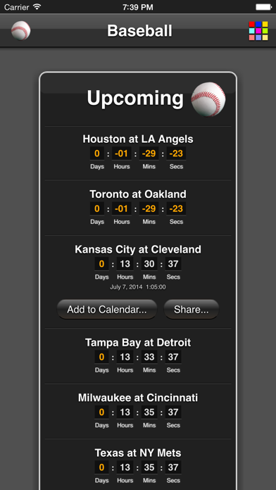 How to cancel & delete Baseball Games from iphone & ipad 2