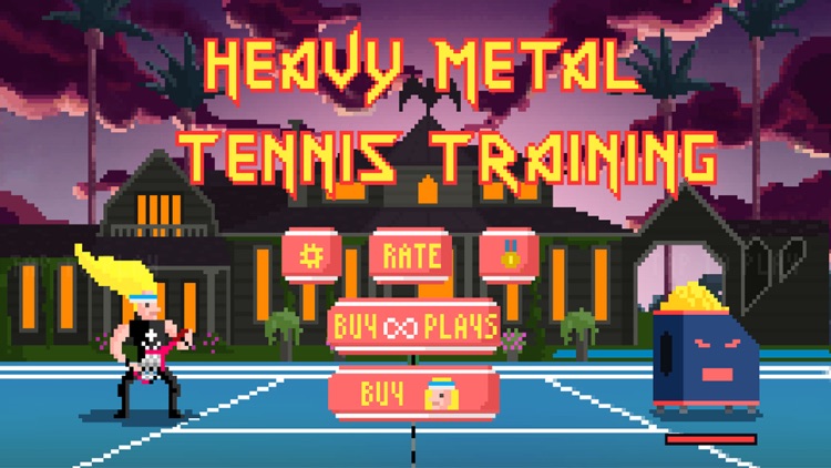 Heavy Metal Tennis Training screenshot-0