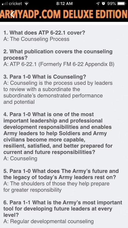 Army study guide ArmyADP.com screenshot-3