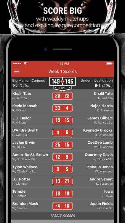 H2H College Football screenshot-6