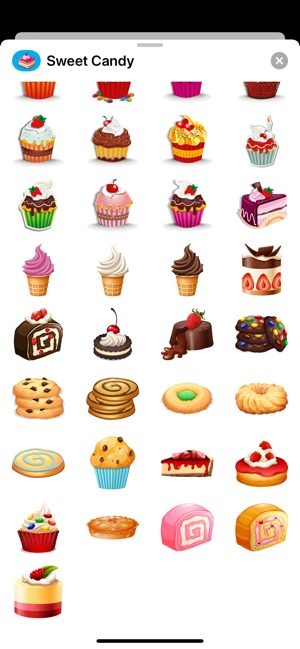 Sweet Candy Goodies Stickers(圖2)-速報App