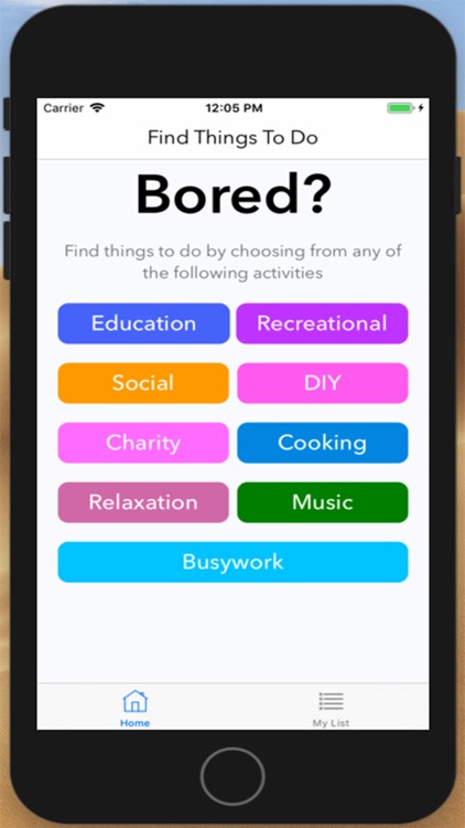 Bored? Find What To Do!