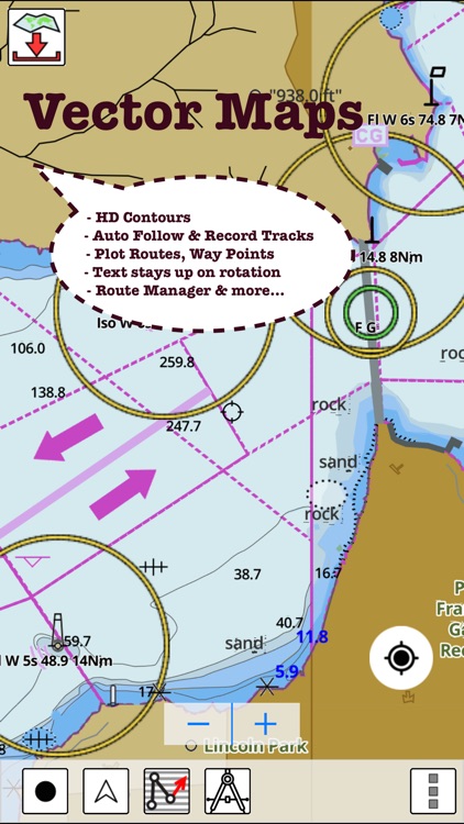 Fishing GPS: Marine Navigation screenshot-3