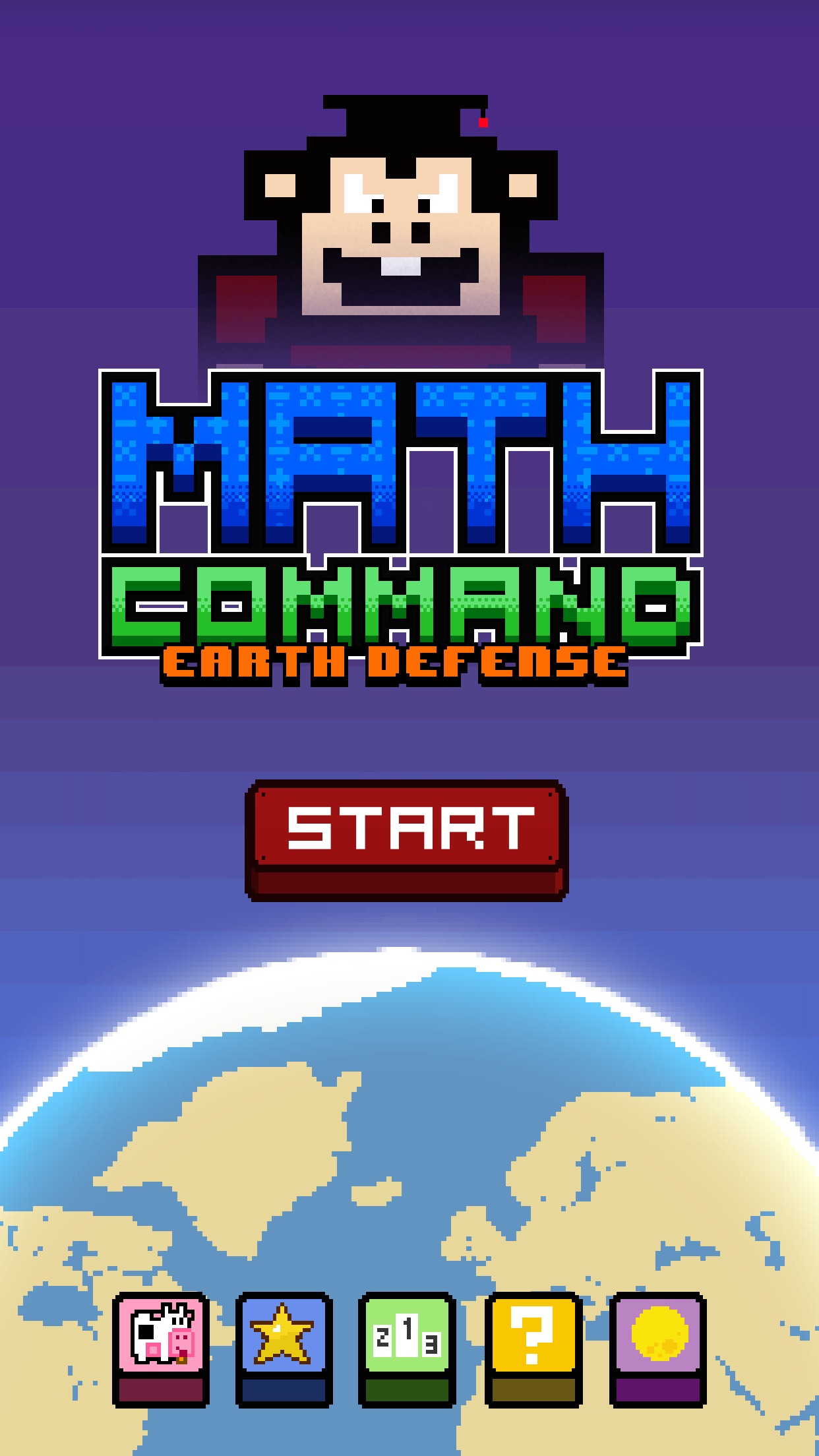 Screenshot do app Math Command: Earth Defense