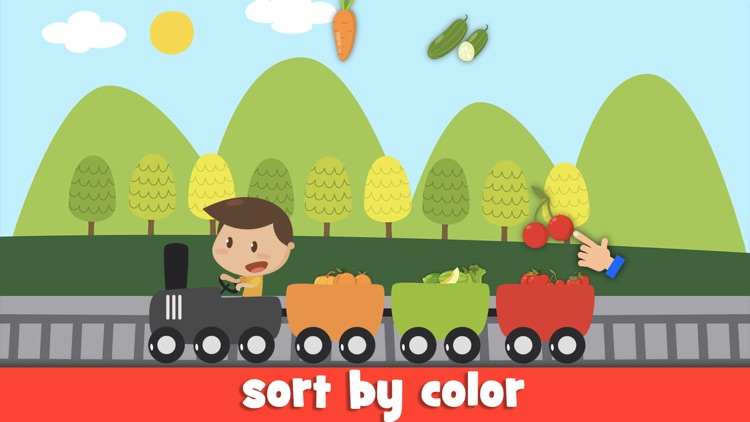 Learn fruits and vegetables EN