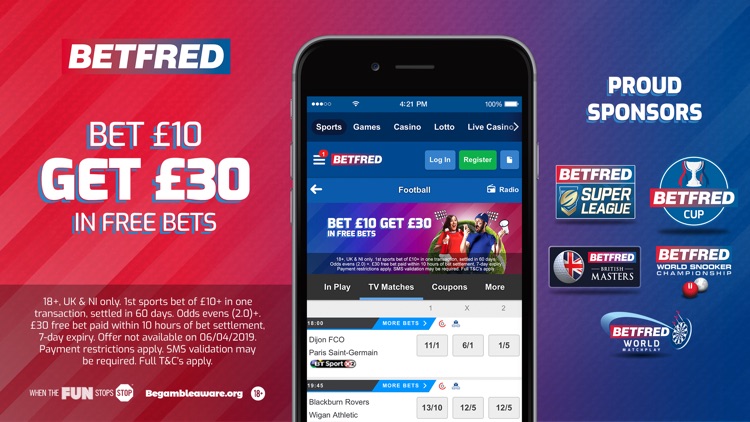 Betfred– Sports Betting & More screenshot-0