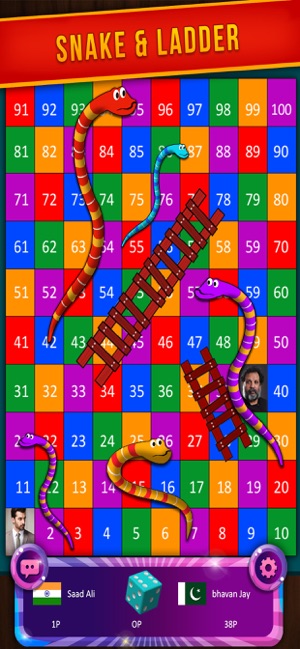 Snakes And Ladders Board Kings