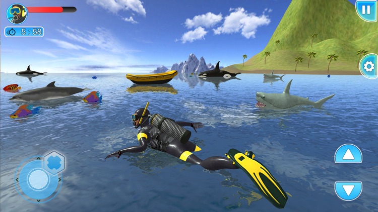 Scuba & Shark Game – Hunting screenshot-4