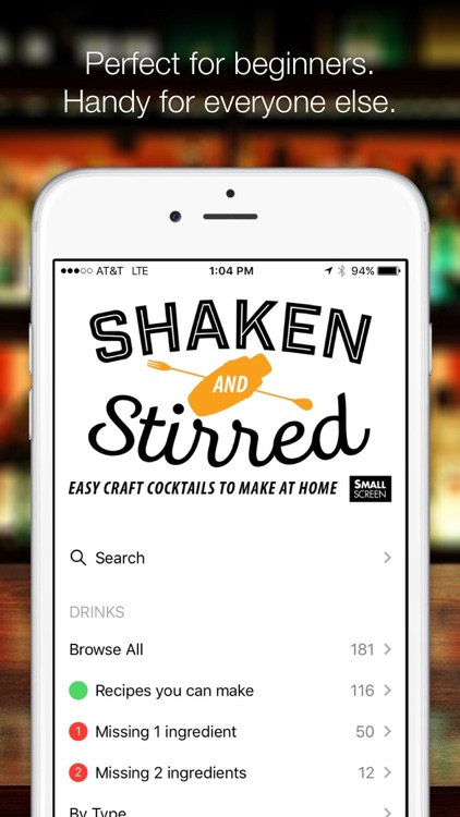 Shaken and Stirred