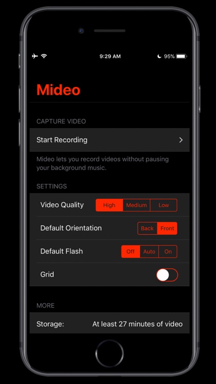 Mideo: Video with Music
