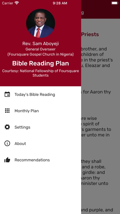 NaFFS Bible Reading Plan