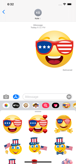 American Flag Emojis