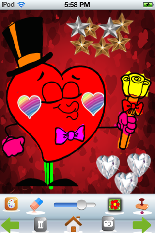 A Valentine's Day Coloring App - náhled