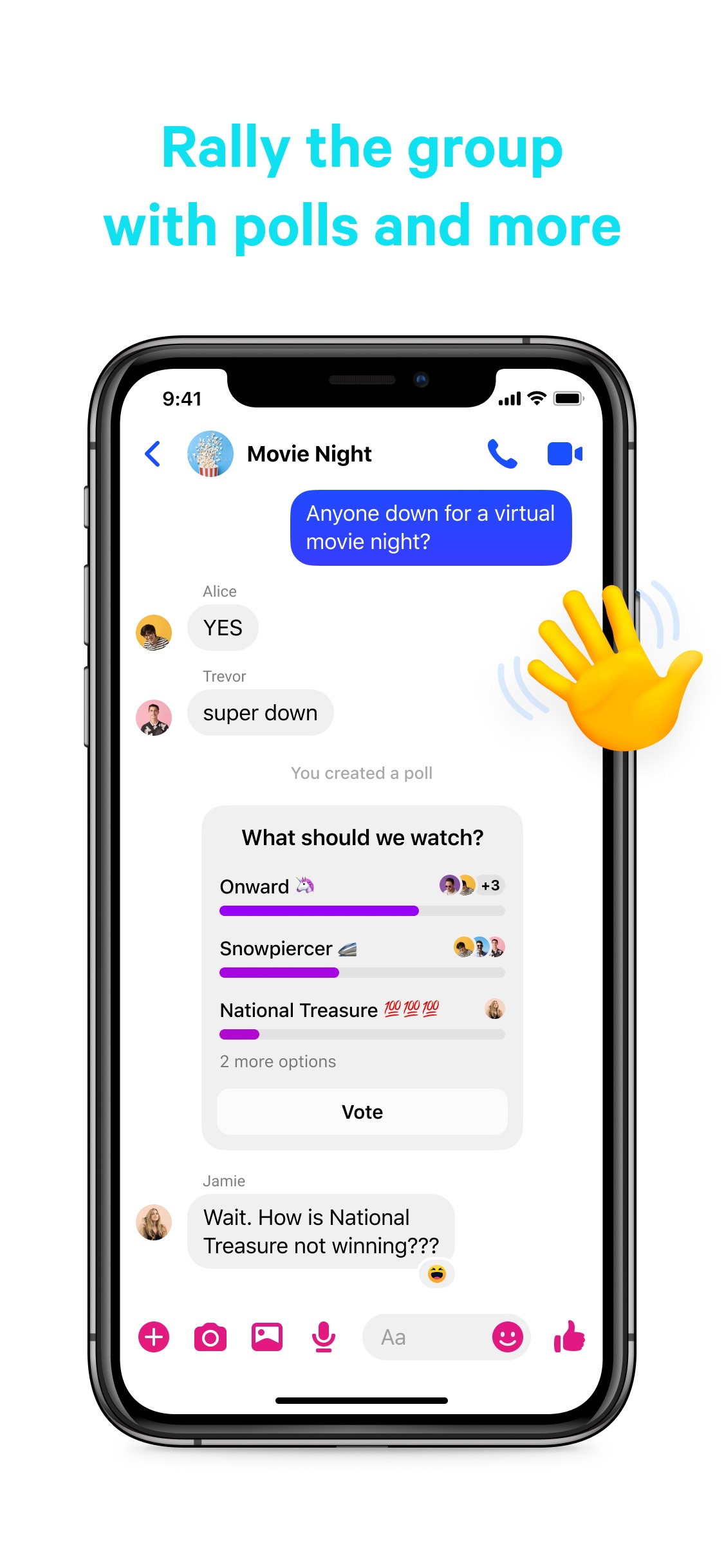 Screenshot do app Messenger
